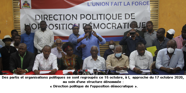 Des partis et organisations politiques de l’Opposition se sont fédérés